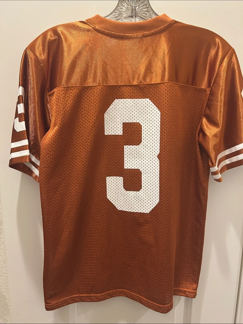 Nike Burnt Orange Texas Football Jersey #3 Youth Medium Biles/Mosely V (Ewers)
